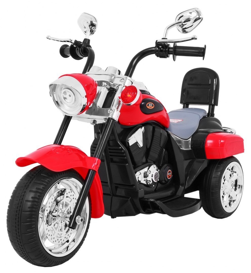  Dětská elektrická motorka Chopper červená