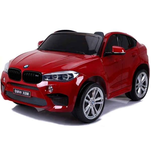  Elektrické autíčko BMW X6 M dvoumístné XXL lakované červené
