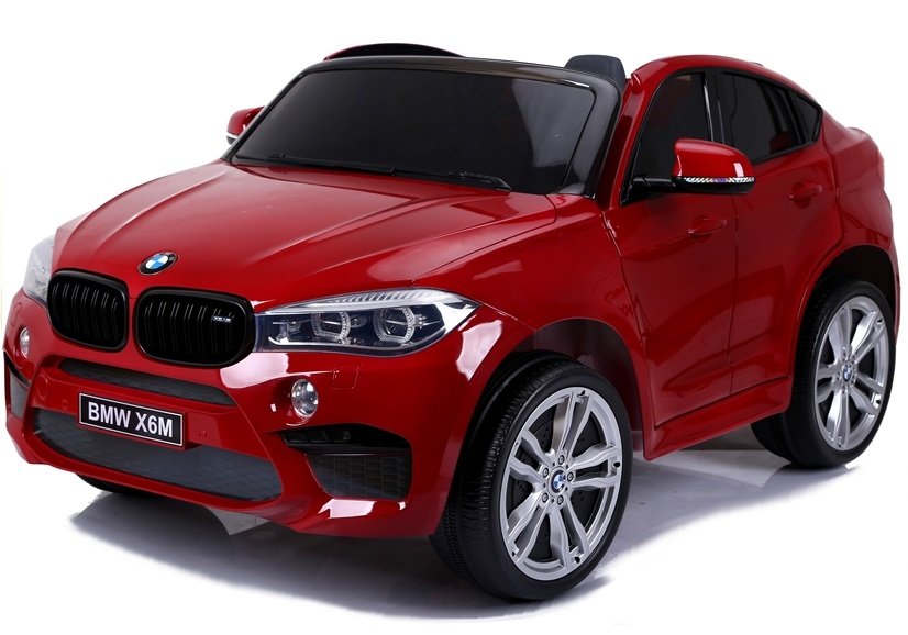  Elektrické autíčko BMW X6 M dvoumístné XXL lakované červené