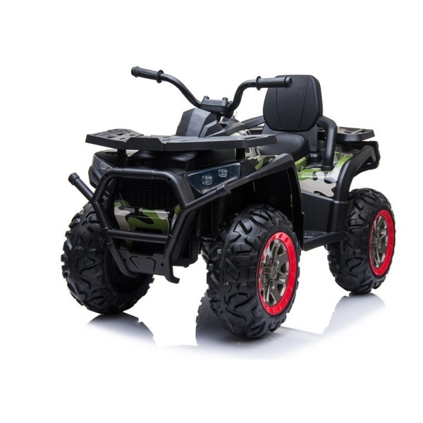  Dětská elektrická čtyřkolka 4x4 Spyder lakovaná maskáčová