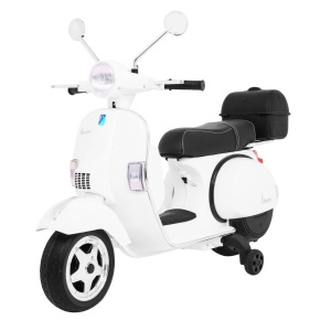  Dětský elektrický skútr Vespa bílý