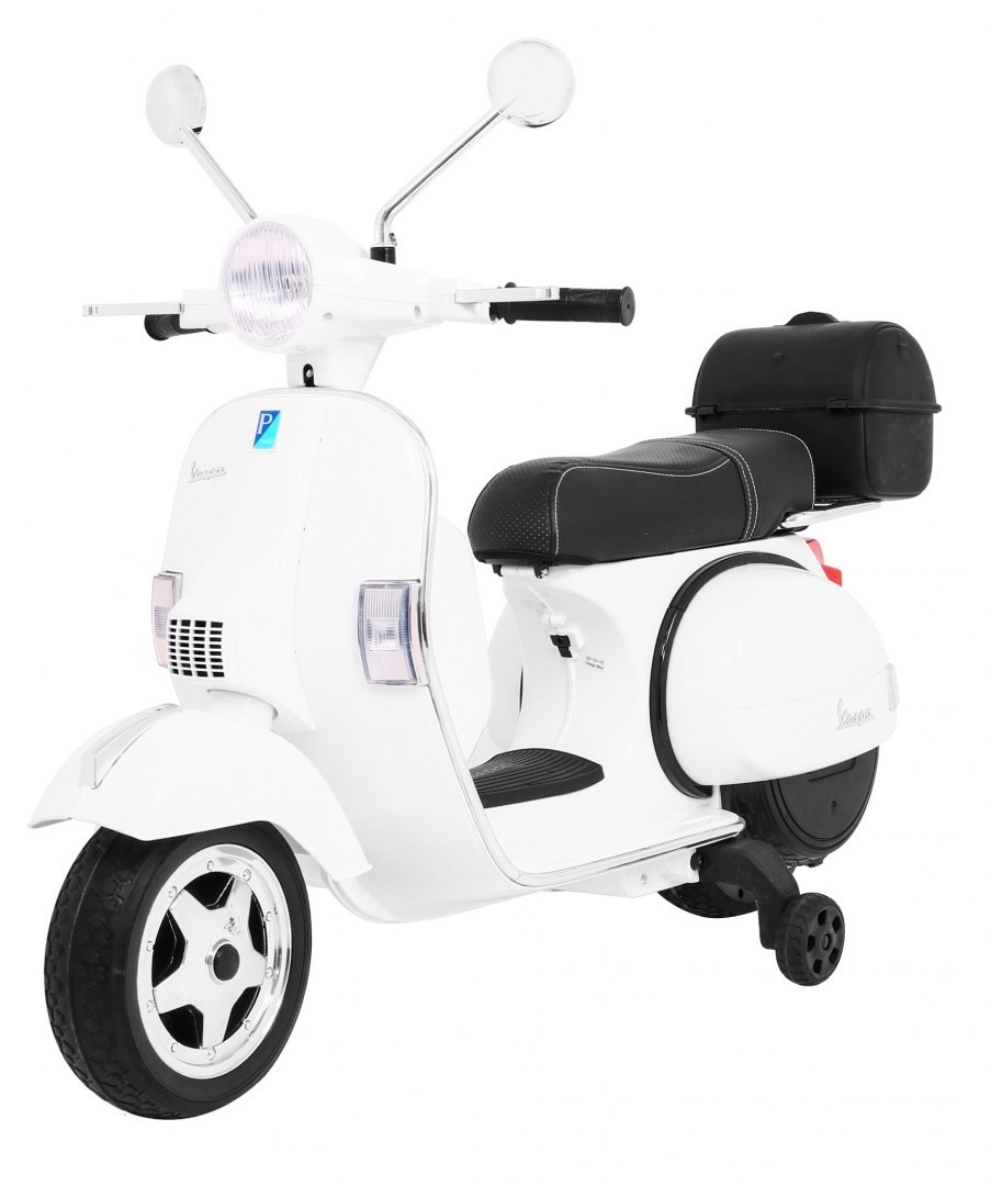  Dětský elektrický skútr Vespa bílý