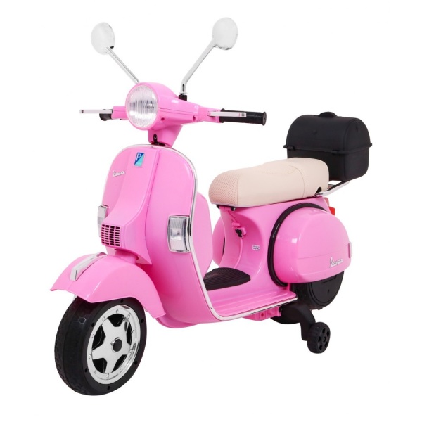  Dětský elektrický skútr Vespa růžový