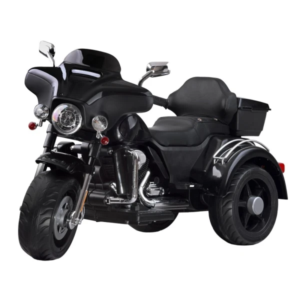  Dětská elektrická motorka Chopper Shine černá