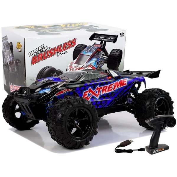  Auto na dálkové ovládání RC 4x4 Buggy Enzone 45 km/h modré