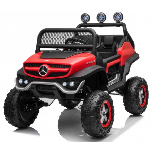  Dětské elektrické autíčko Buggy Mercedes-Benz Unimog 4x4 červené