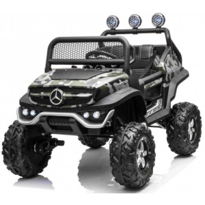  Dětské elektrické autíčko Buggy Mercedes-Benz Unimog 4x4 lakované maskáčové