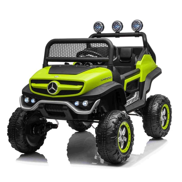  Dětské elektrické autíčko Buggy Mercedes-Benz Unimog 4x4 zelená