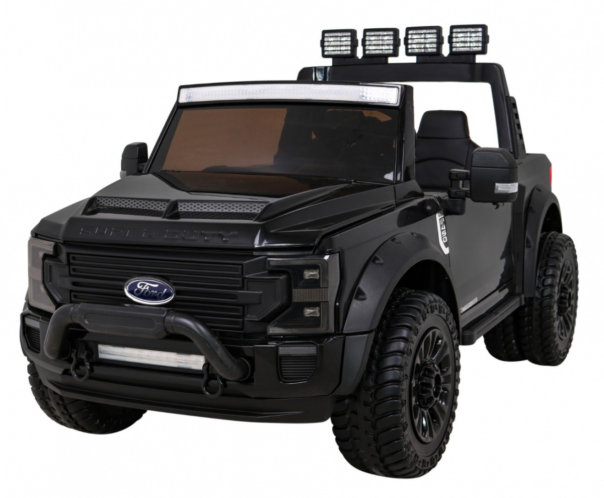Elektrické autíčko Ford Super Duty 4x4 černé  Elektrické autíčko Ford Super Duty 4x4 černé