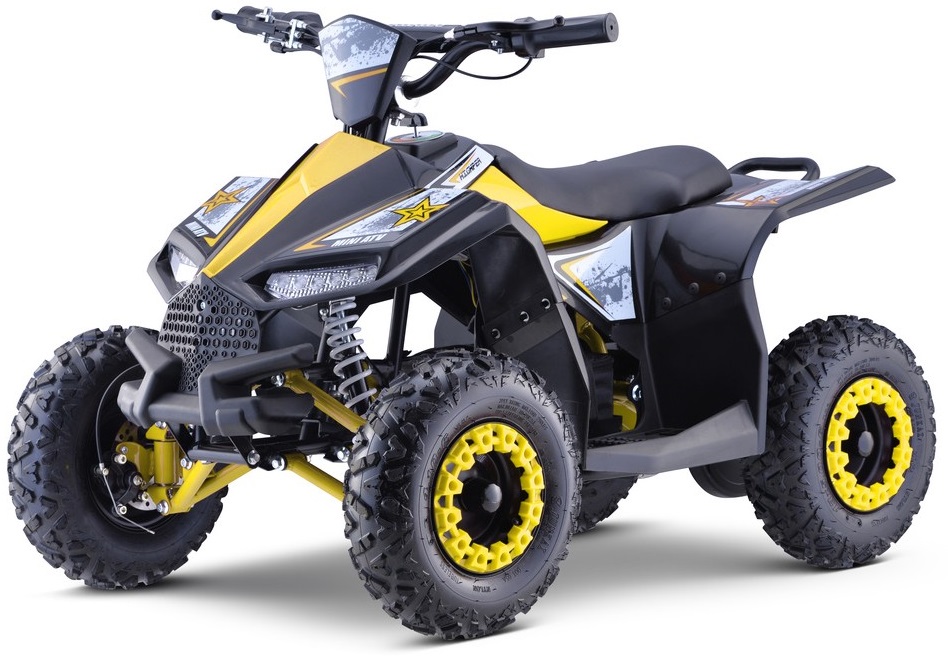 Dětská elektrická čtyřkolka HIPERFECT žlutá