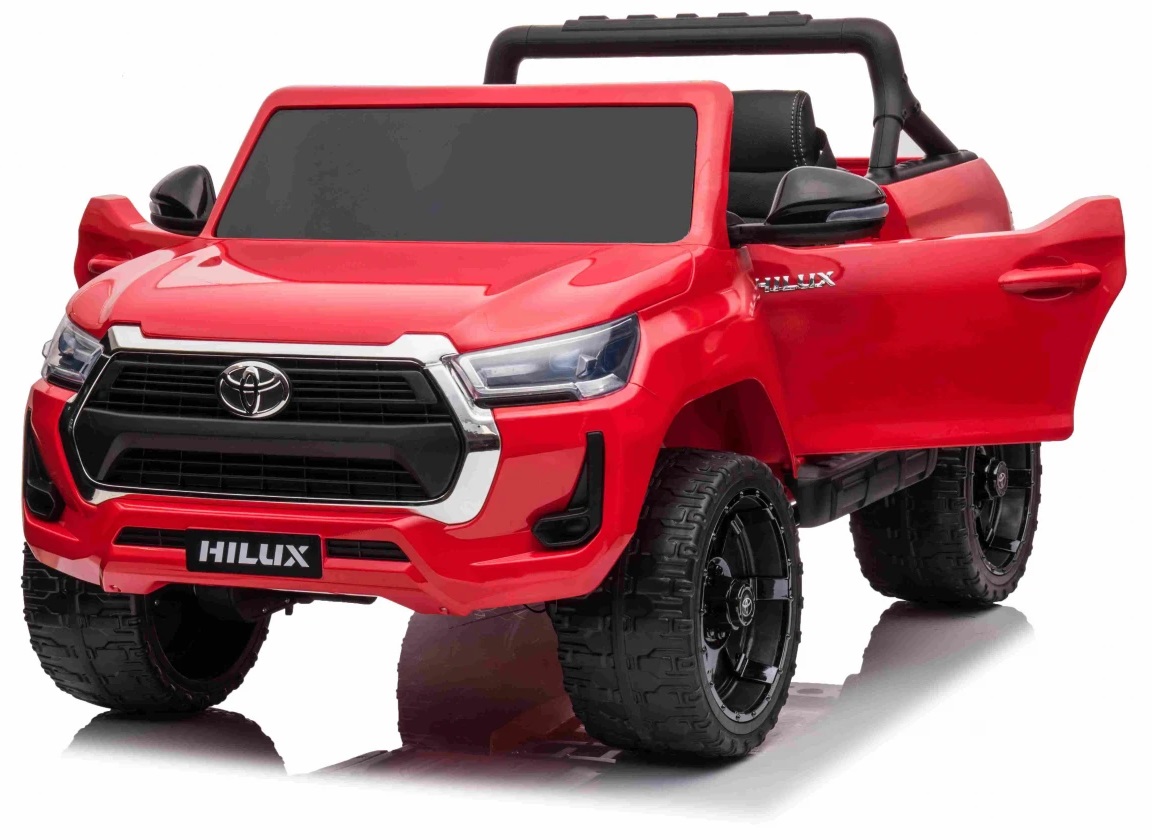Elektrické autíčko Toyota Hilux červené  Elektrické autíčko Toyota Hilux červené
