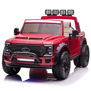  Elektrické autíčko Ford Super Duty 4x4 červené