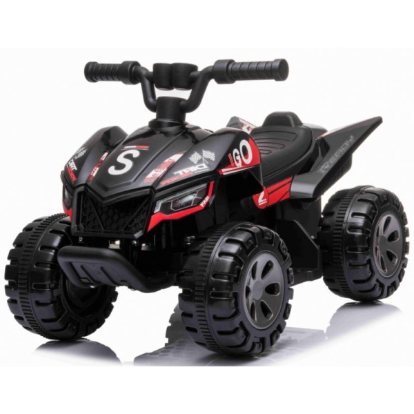  Mamido Dětská elektrická čtyřkolka The Fastest černá