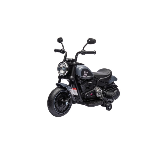  Dětská elektrická motorka Chopper Faster šedá