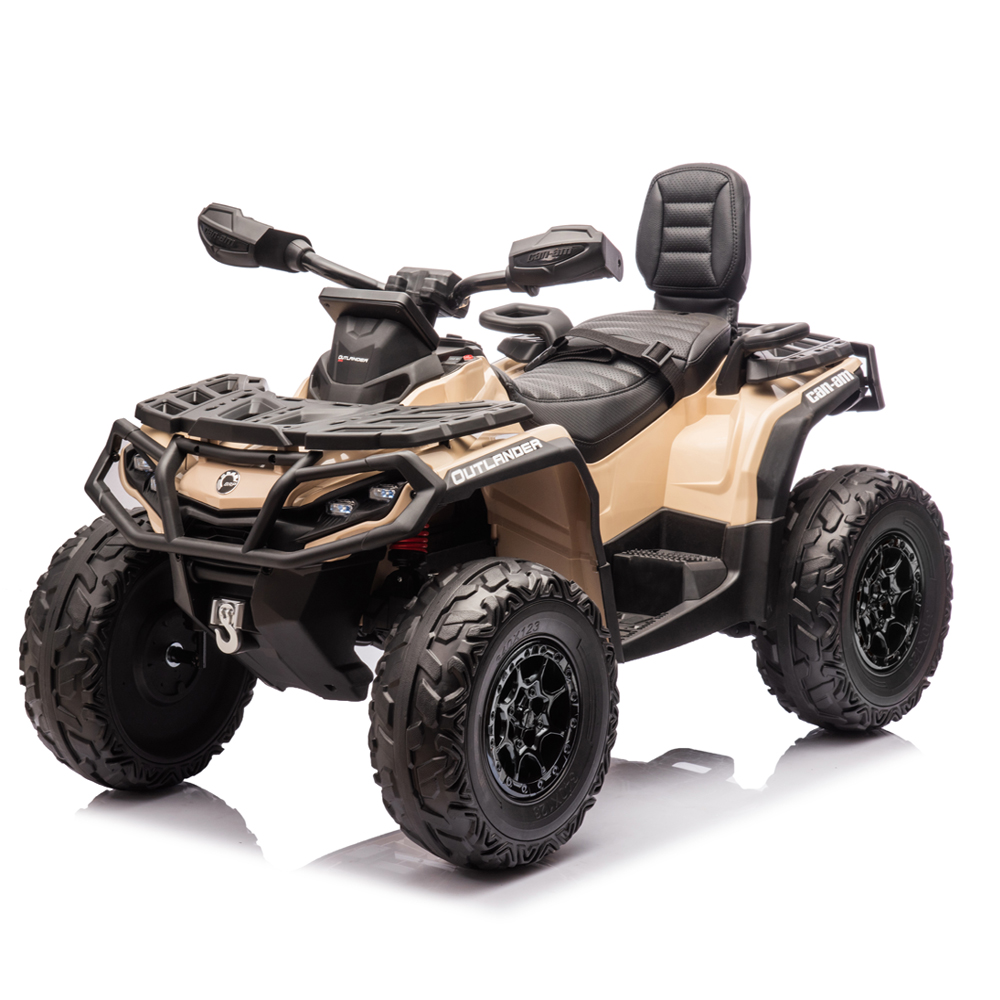 Mamido Dětská elektrická čtyřkolka Can-Am Outlander ATV 24V 4x200W RS béžová  Mamido Dětská elektrická čtyřkolka Can-Am Outlander ATV 24V 4x200W RS béžová