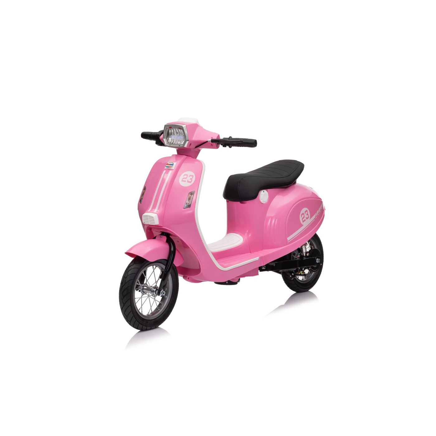 Dětský elektrický skútr Retro 23 růžový