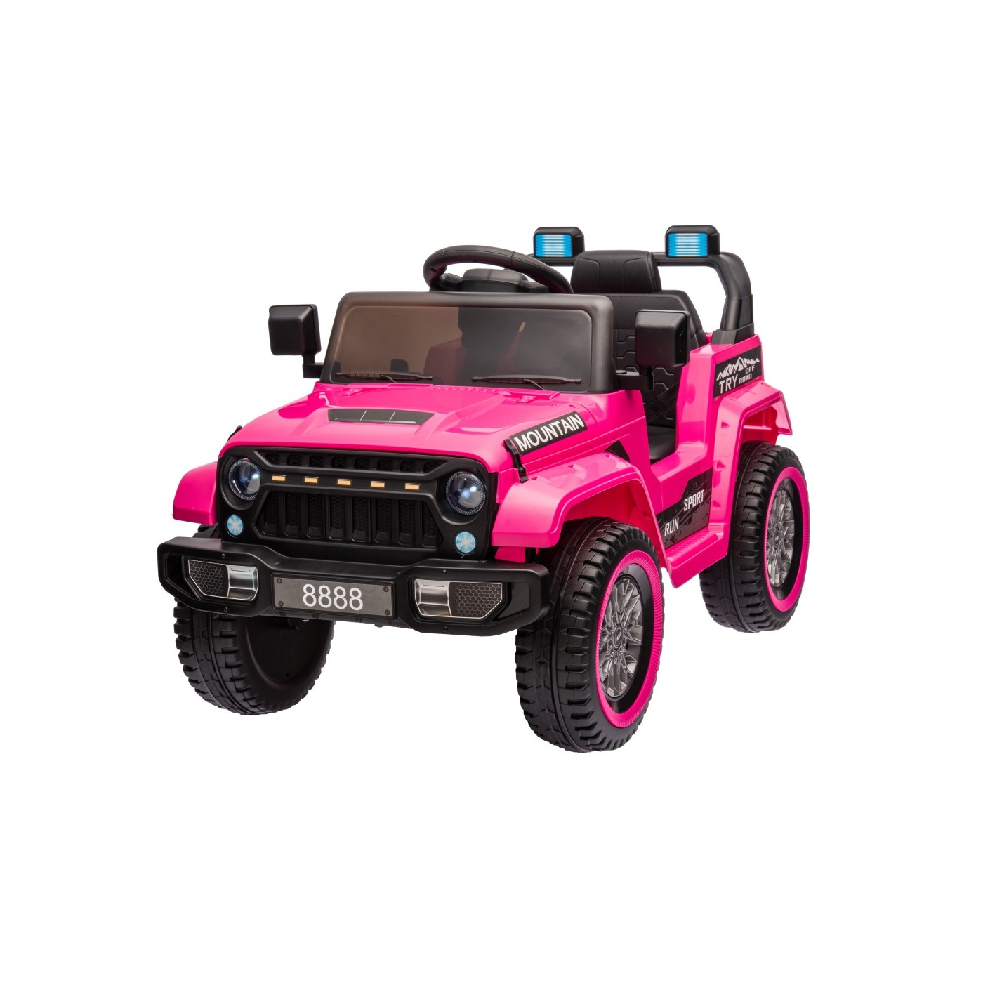 Elektrické autíčko OFF ROAD Mountain růžové  Elektrické autíčko OFF ROAD Mountain růžové