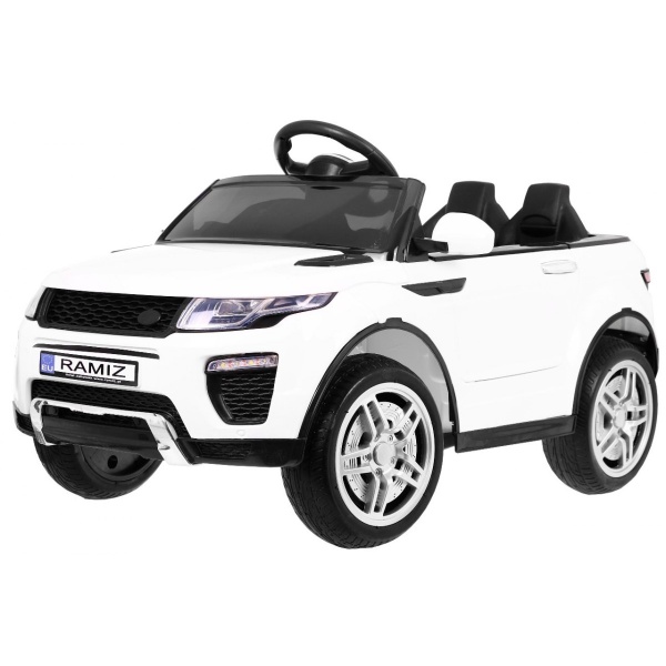  Elektrické autíčko sportovní Rapid Racer bílý