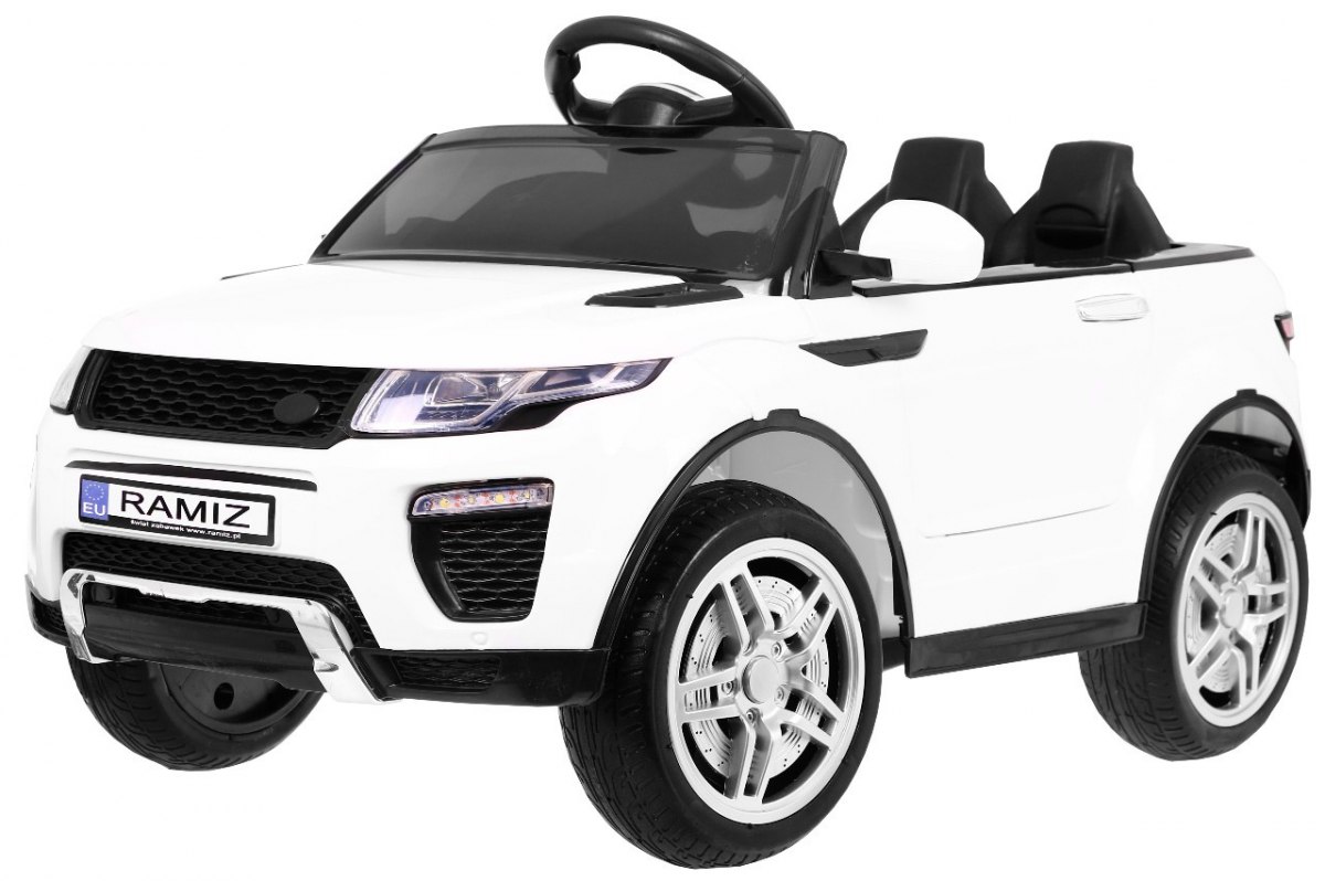  Elektrické autíčko sportovní Rapid Racer bílý