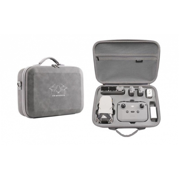 Šedé pouzdro na dron DJI Mini 2 / Mini 4K / Mini 2 SE s popruhem přes rameno 1DJ5120P