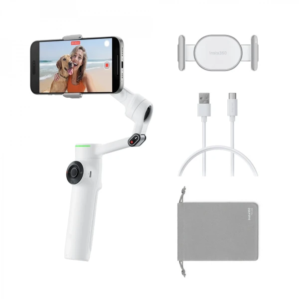 Stabilizátor na telefon Insta360 Flow 2 Pro (bílý) INST904