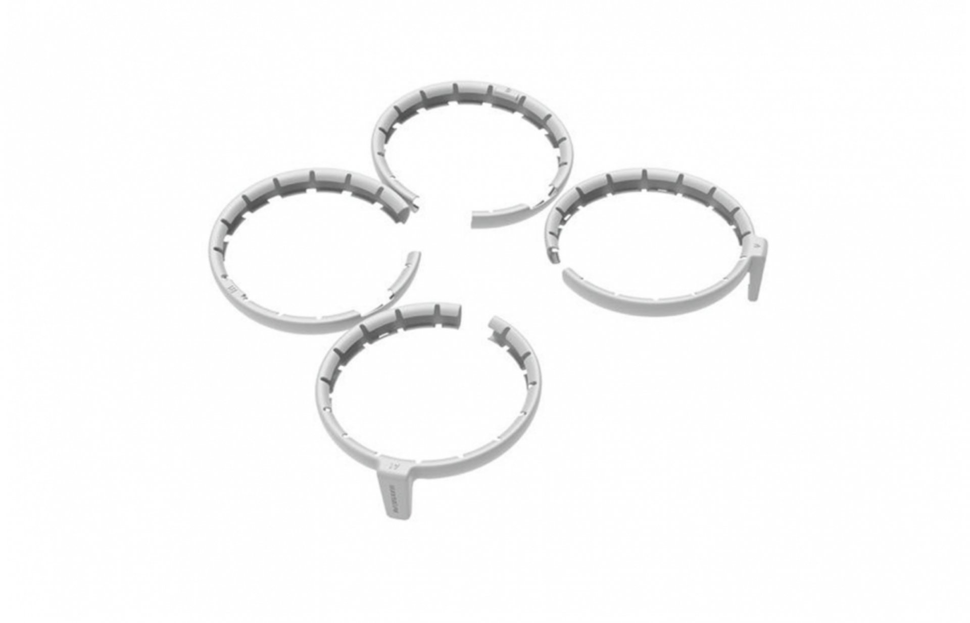 Ochrana nárazníku s podvozkem na dron DJI Flip – šedá 1DJFL46