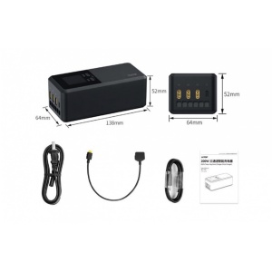 Inteligentní 200W nabíječka baterií s úložným režimem pro DJI Matrice 4T / Matrice 4E 1DJ4977N