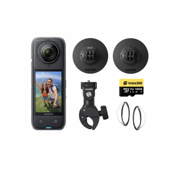 Akční kamera Insta360 X4 - Motocyklový balíček INST742