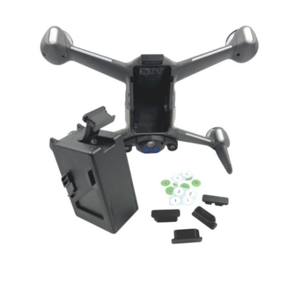 Protiprachové kryty konektorů DJI FPV závodního dronu 1DJ0268
