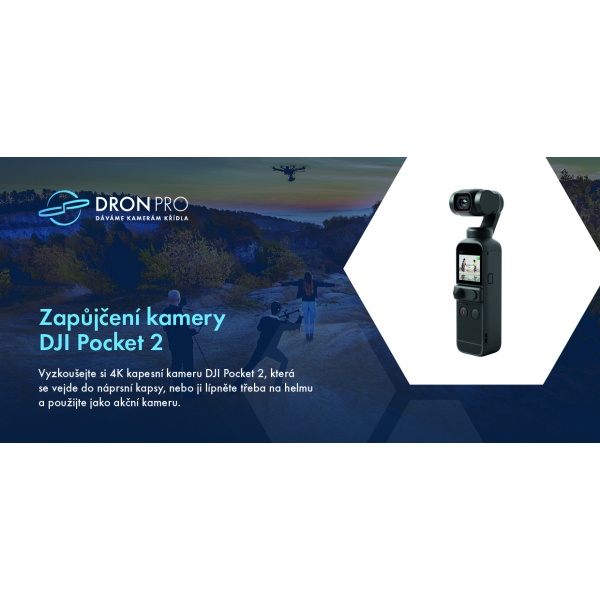 Dárkový poukaz na zapůjčení kamery DJI Pocket 2