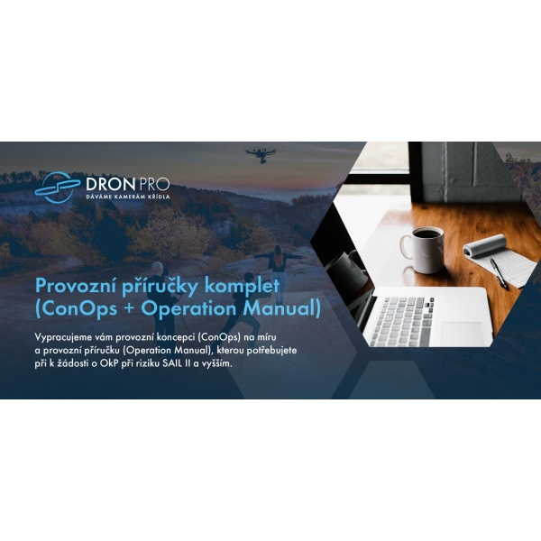 Dárkový poukaz – Provozní příručky komplet (ConOps + Operation Manual)