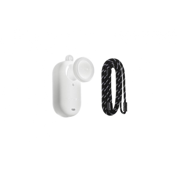 Bílý silikonový chránič a kryt objektivu na kameru Insta360 GO 3S 1INST435