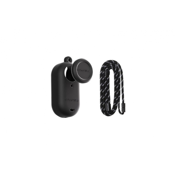 Černý silikonový chránič a kryt objektivu na kameru Insta360 GO 3S 1INST434