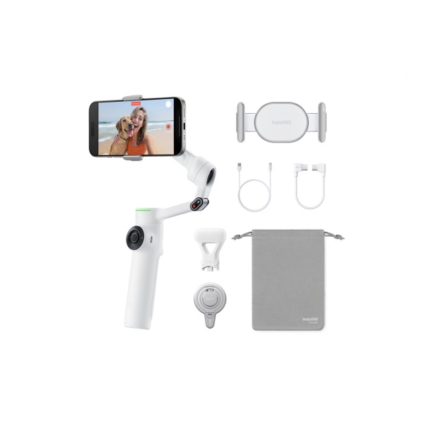 Stabilizátor na telefon Insta360 Flow 2 Pro Creator Kit - bílý INST906