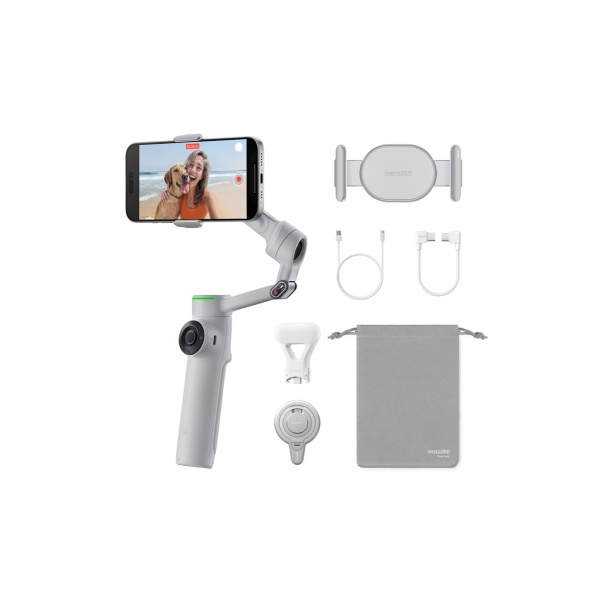 Stabilizátor na telefon Insta360 Flow 2 Pro Creator Kit -  šedý INST907