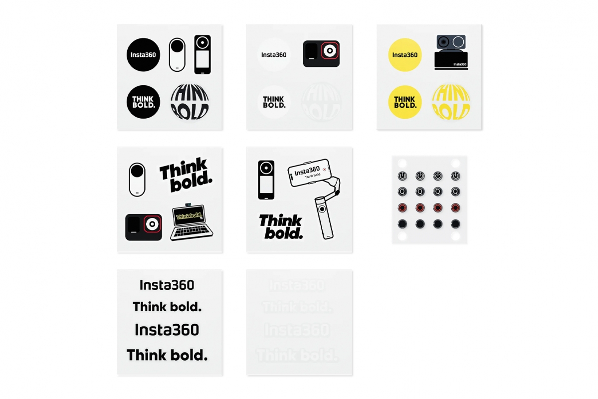 Insta360 Sada nálepek na tlačítka akční kamery Insta360 X5 INST100-72