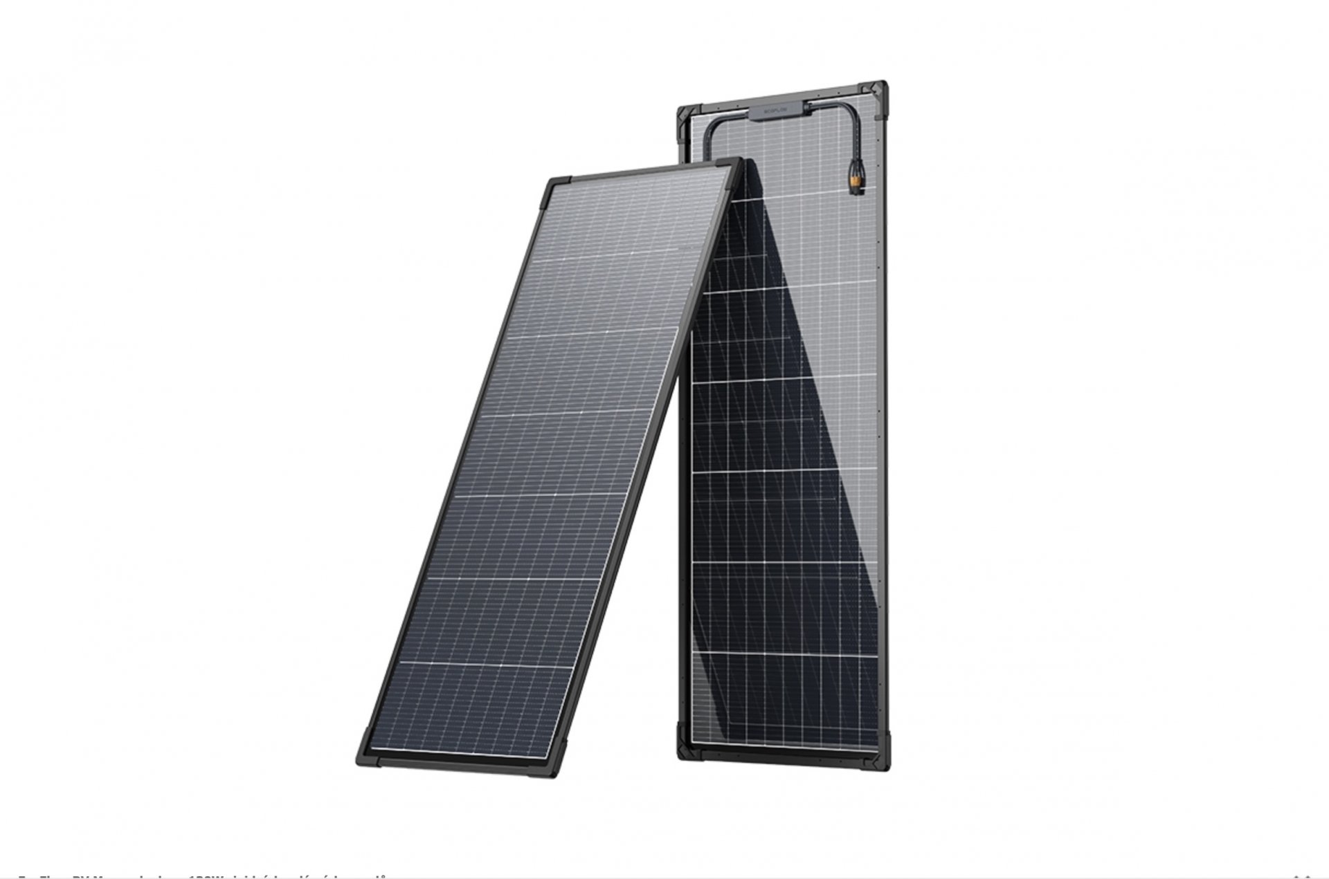 EcoFlow Sada dvou 130W rigidních solárních panelů RV Max 1ECOS130