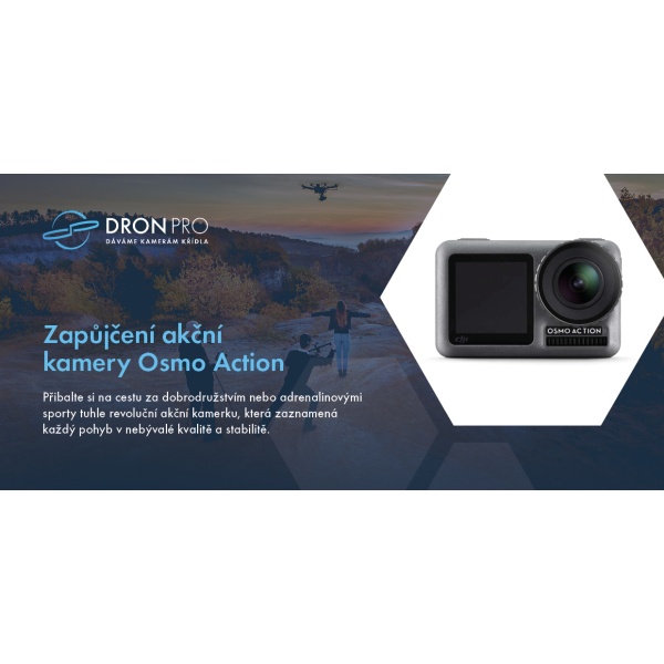 Dárkový poukaz na zapůjčení kamery DJI Osmo Action