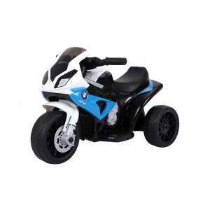  Dětská elektrická motorka BMW S1000RR tříkolka modrá