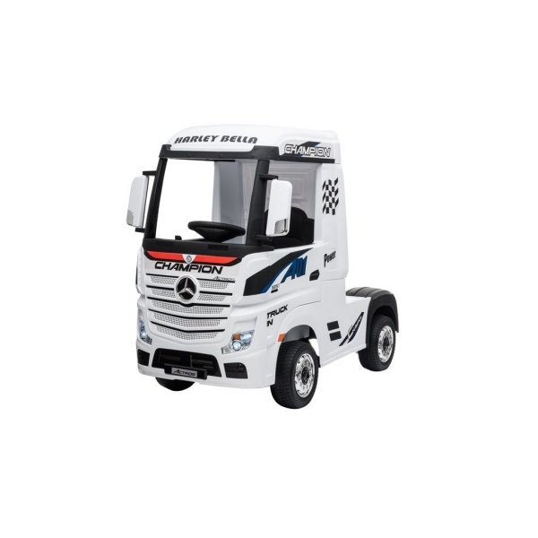  Dětské elektrické auto Mercedes Actros bílé