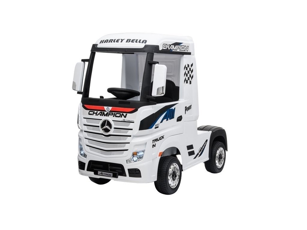 Dětské elektrické auto Mercedes Actros bílé
