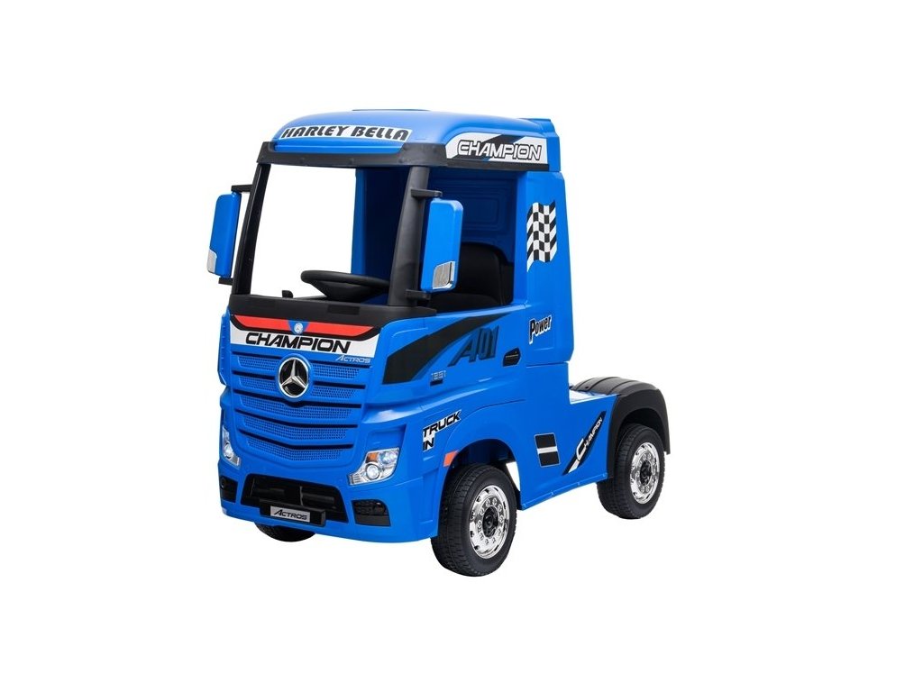 Dětské elektrické auto Mercedes Actros modré