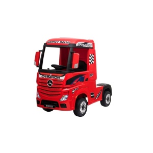  Dětské elektrické auto Mercedes Actros červené