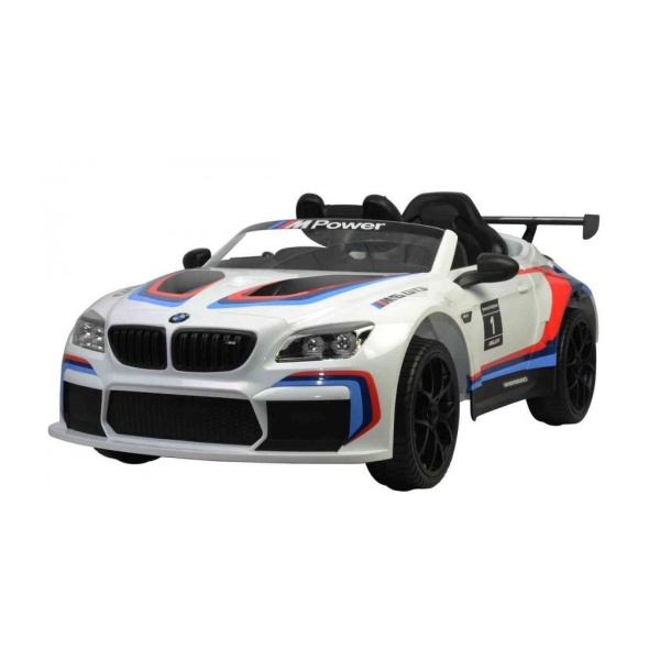  Dětské elektrické autíčko BMW M6 GT3 2 x 45W bílé
