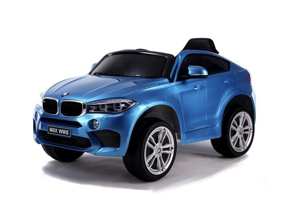 Elektrické autíčko BMW X6 M lakované modré