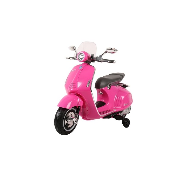  Dětský elektrický skútr Vespa GTS růžový