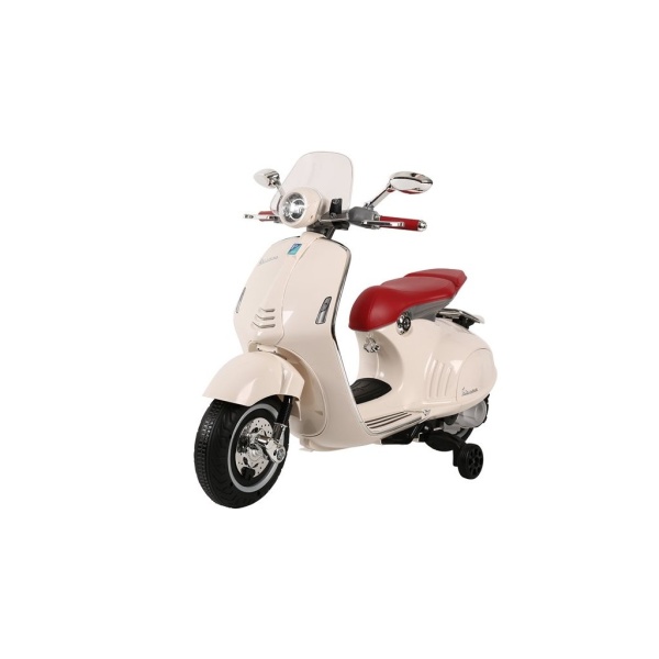  Dětský elektrický skútr Vespa GTS bílá