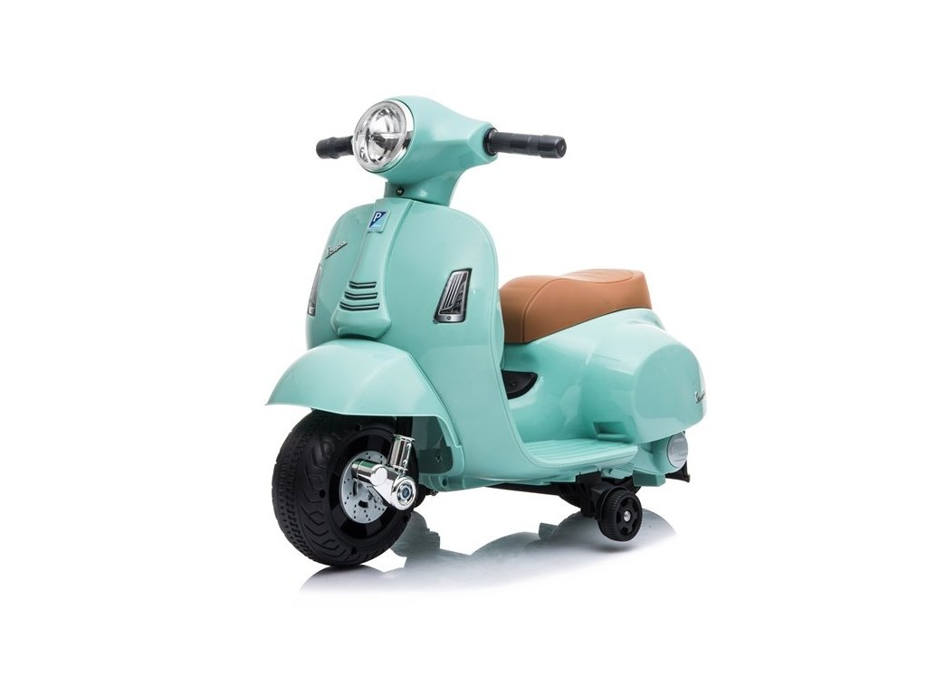 Dětský elektrický skútr Vespa 300 Mini tyrkysový