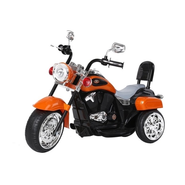  Dětská elektrická motorka Chopper oranžová