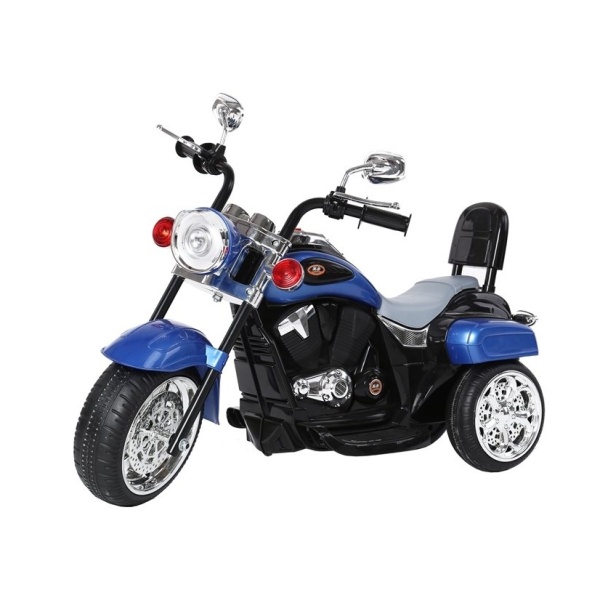  Dětská elektrická motorka Chopper modrá